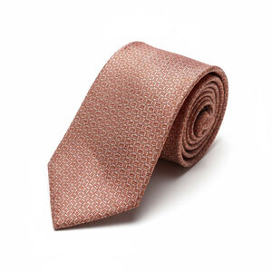 Brooks Brothers Men’s Pink Stain Resistant Geometric Silk Tie